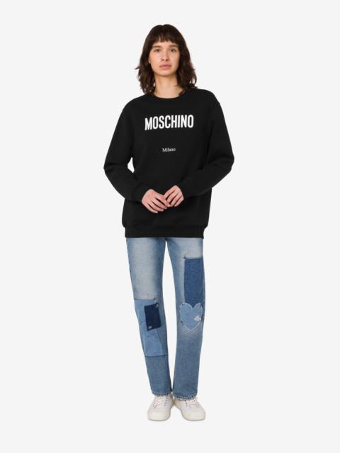 Moschino PRINTED ORGANIC COTTON SWEATSHIRT