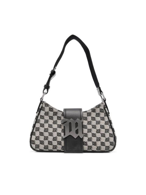 monogram jacquard shoulder bag