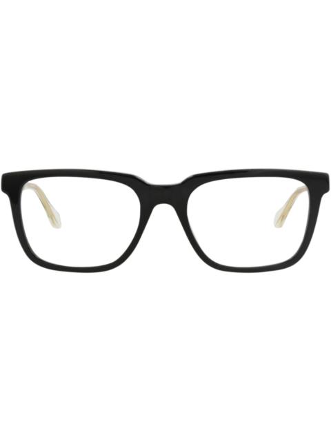 GUCCI Gucci Square-Frame Acetate Optical Frames Black Crystal Transparent (GG0560O-30008165-005)