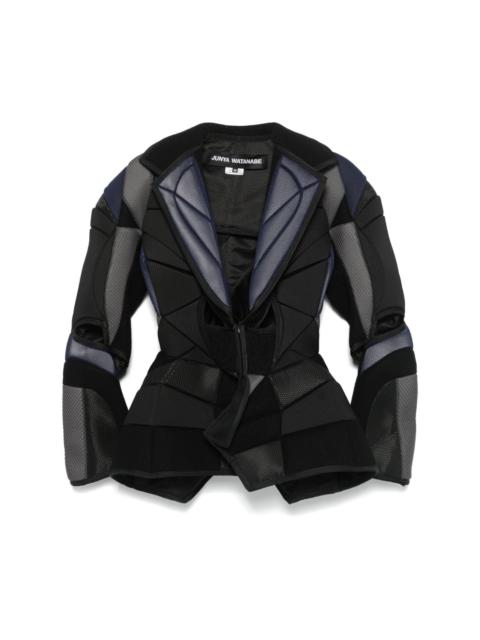 panelled padded jacket