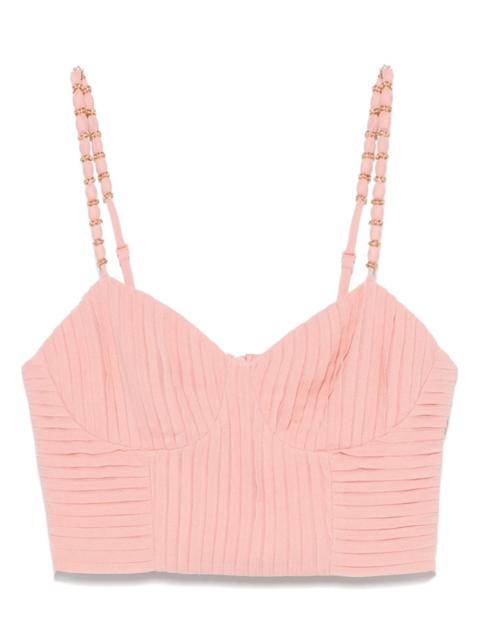 FARM RIO plissé-effect tank top