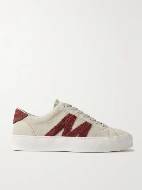 Moncler Monaco2 Suede Sneakers