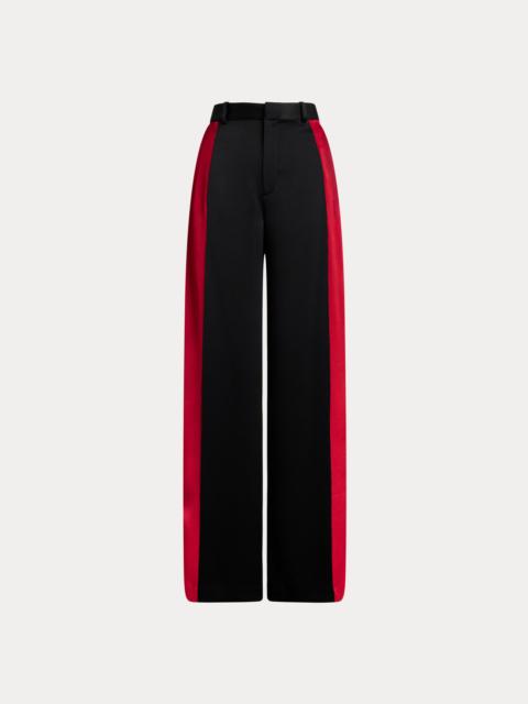 Polo Ralph Lauren Crepe Wide-Leg Tuxedo Pant