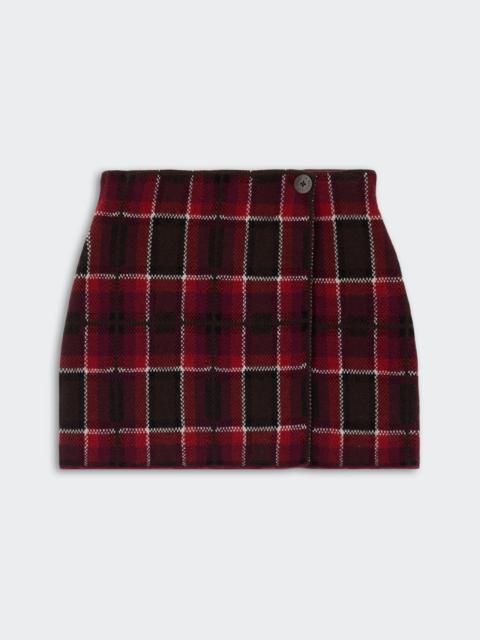 GUEST IN RESIDENCE Tartan Mini Skirt