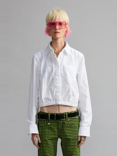 R13 CROPPED BOXY SHIRT