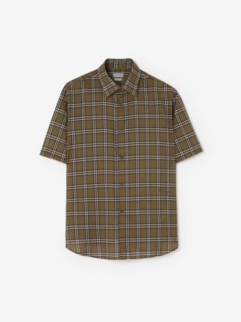 Burberry Relaxed Fit Check Cotton Shirt