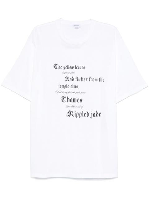 Alexander McQueen Text-print T-shirt