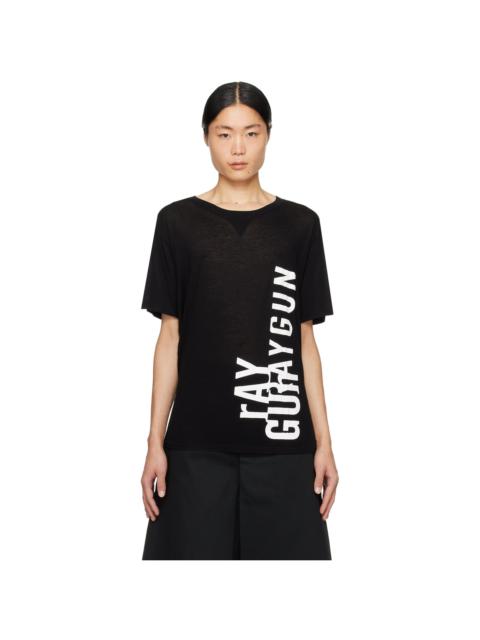 TAKAHIROMIYASHITA TheSoloist. Black Printed T-Shirt