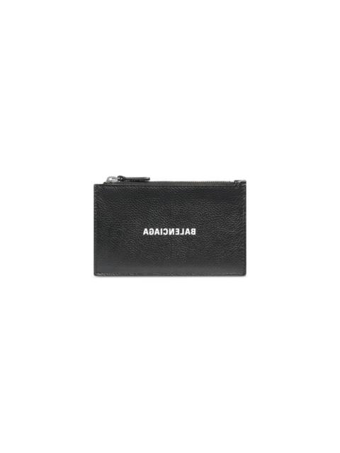Cash Large Long Coin And Card Holder in Black
