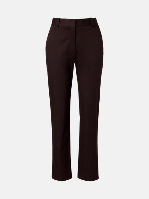 JOSEPH Cotton-blend straight pants