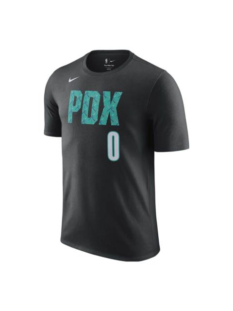 Nike Nike x NBA Portland Trail Blazers City Edition T-Shirt 'Black' DV6008-011