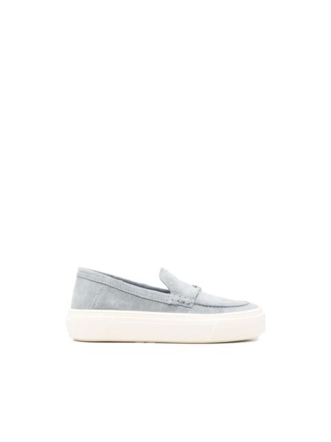 HOGAN metal trim loafers