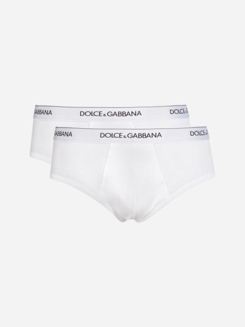 Dolce & Gabbana Stretch cotton Brando briefs two-pack