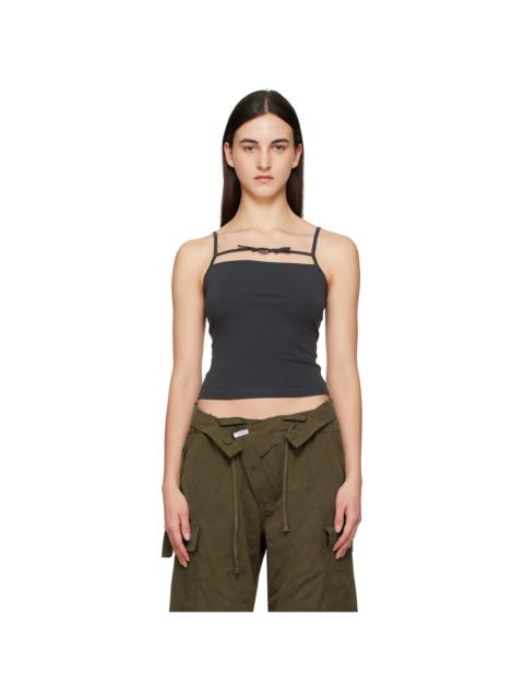 OTTOLINGER Black Charmed Tank Top