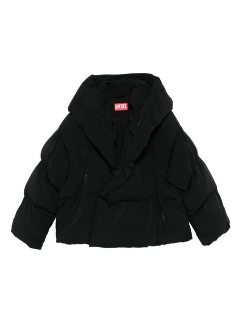 Diesel hooded puffer jacket