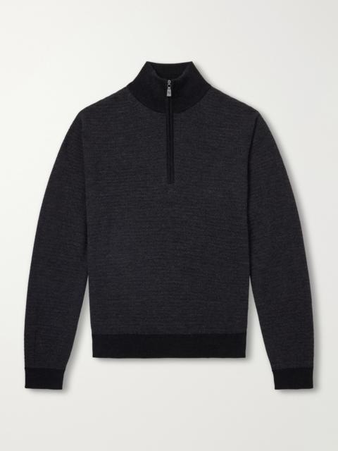 FRESCOBOL CARIOCA Heitor Merino Wool Half-Zip Sweater