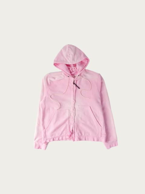 CAMIEL FORTGENS Fitted Zip Hoodie - Sun Faded Pink