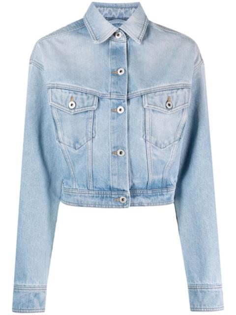 Off-White cropped denim jacket