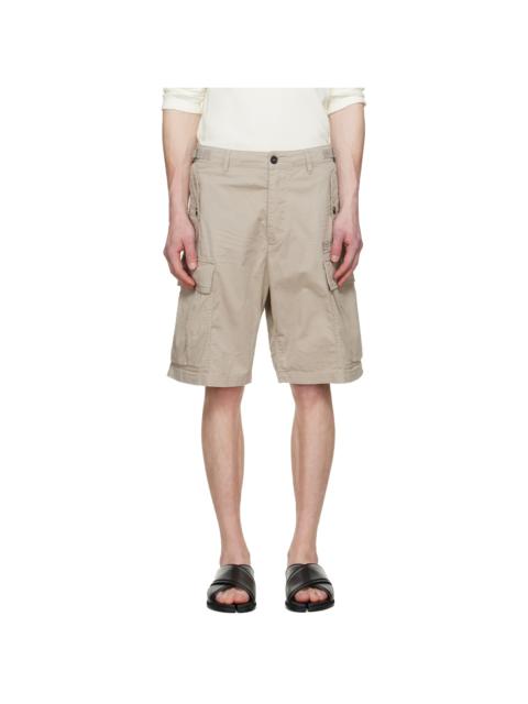 DSQUARED2 Beige Light Cotton Utility Kawaii Shorts