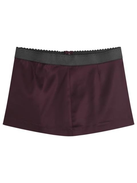 SKIMS SKIMS Stretch Satin Mini Skirt