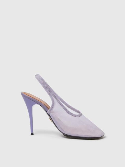 Stella McCartney Slingback Stretch Mesh Pumps