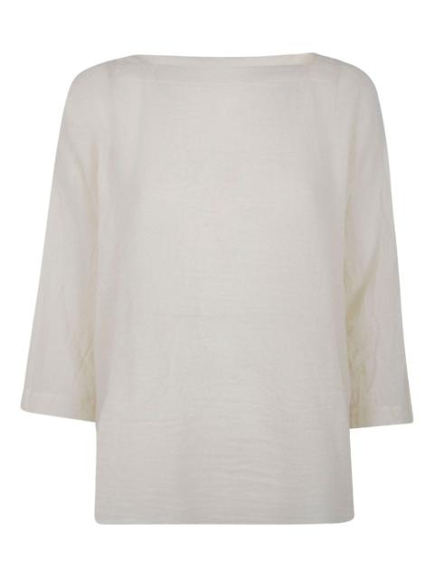 Daniela Gregis boat-meck wool blouse