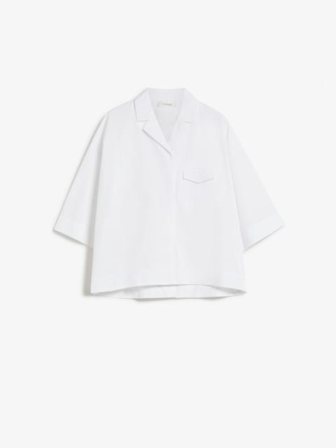 Tシャツ・カットソー SPORTMAX DEBORAH - Boxy shirt with pleats Boxy shirt with pleats, optical white | Sportmax