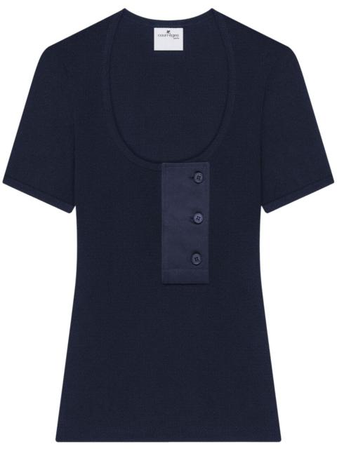 courrèges Oblique 90's T-shirt