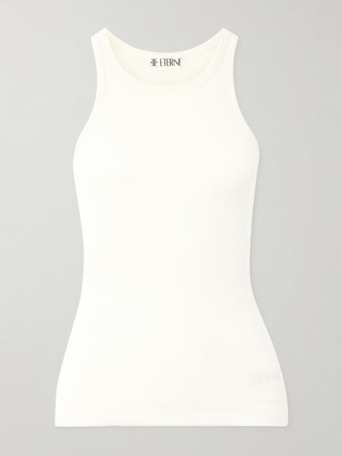 ÉTERNE Ribbed Stretch-jersey Tank