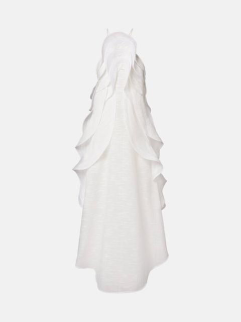 MATICEVSKI Délice Wave ruffled maxi dress