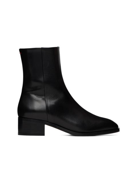 Aeyde Black Lee Leather Ankle Boots