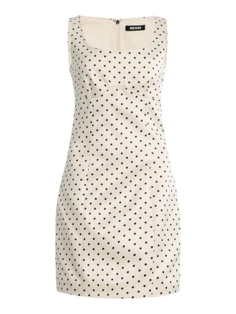 rotate embellished mesh cocktail dress ROTATE Burgundy embellished mesh cocktail dress by Rotate