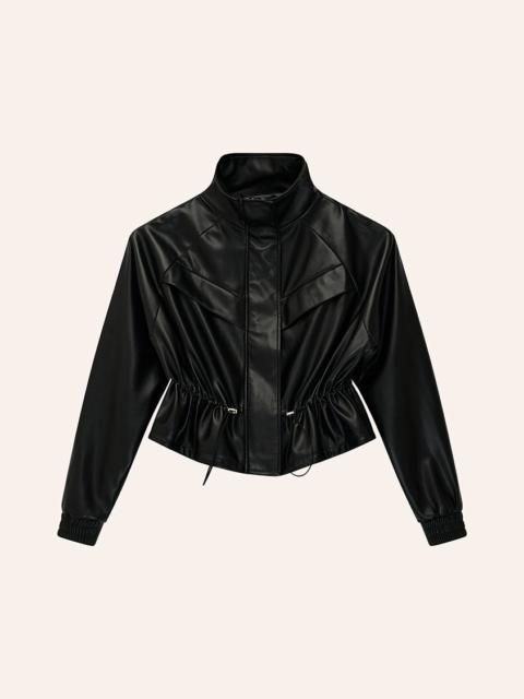 P.E NATION UNITY SHELTER JACKET IN BLACK