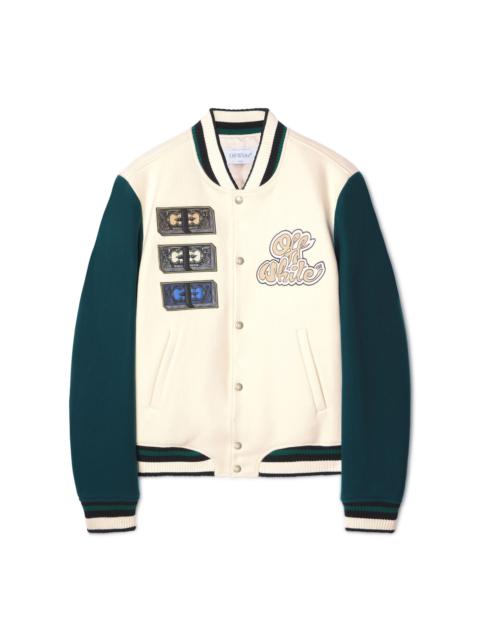 Off-White White Cash Varsity Jacket