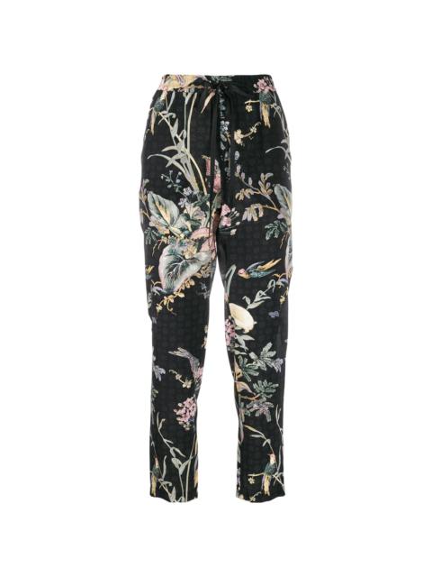 REDValentino floral-print trousers