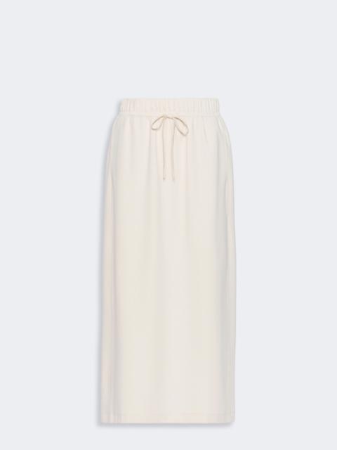WEEKEND Max Mara PERLE Milano-knit jersey skirt - IVORY