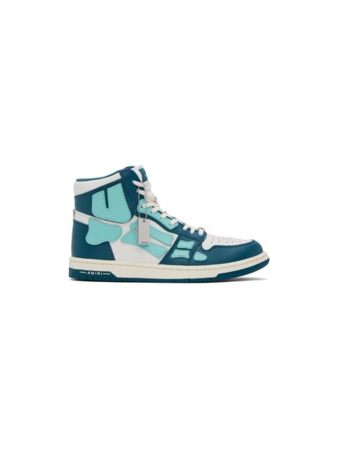AMIRI Blue Skel Top Hi Sneakers