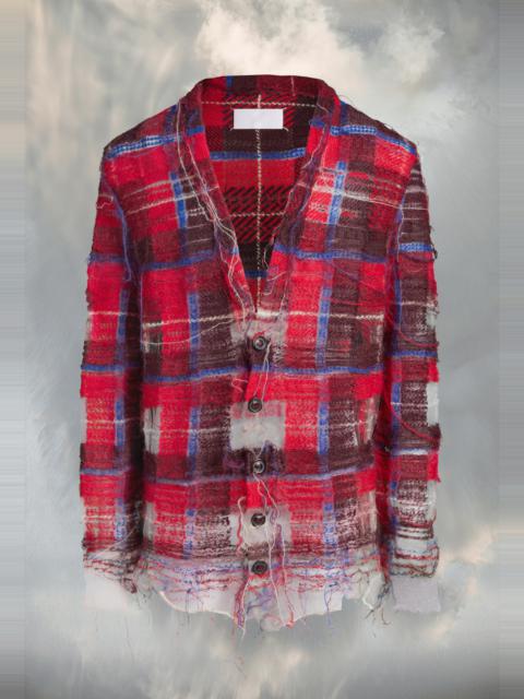 Maison Margiela Distressed knit cardigan