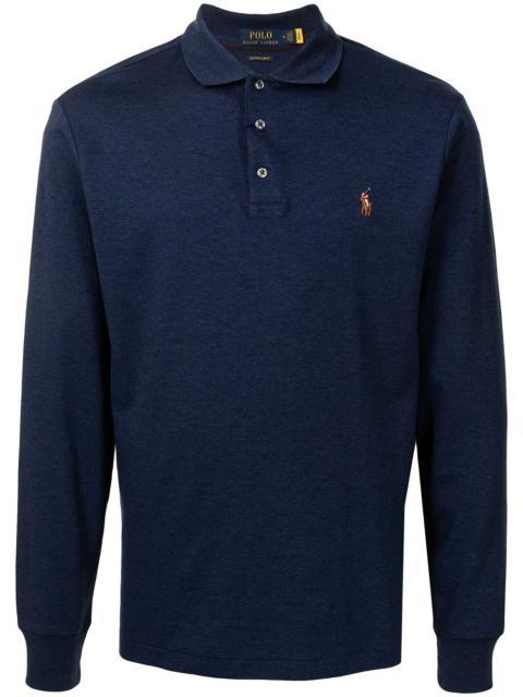 Polo Ralph Lauren logo-embroidered long-sleeve polo shirt