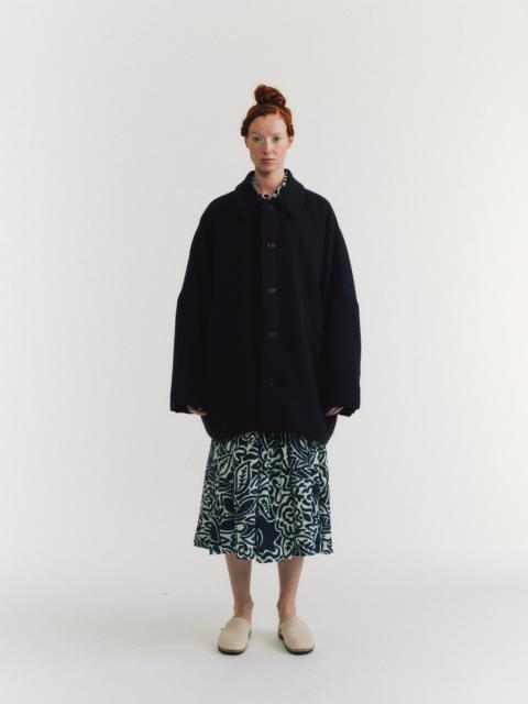 CASEY/CASEY TRIANGLE COAT - SOFTY SOFTY - NIGHT