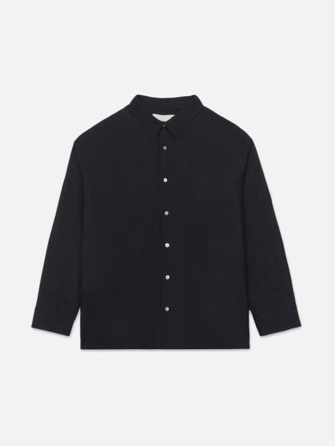 FRAME Wool Blend Relaxed Shirt