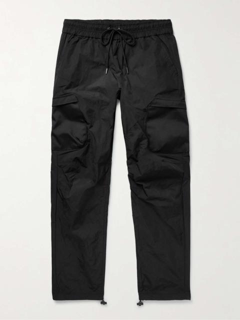 John Elliott Himalayan Straight-Leg Canvas-Panelled Nylon Cargo Trousers