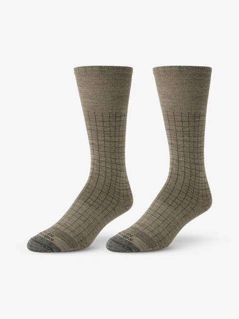 ALLEN EDMONDS Windowpane Merino Cool Dress Socks