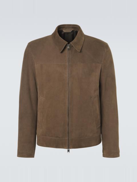 Brioni Suede blouson jacket