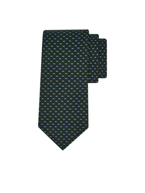 FERRAGAMO jacquard Gancini tie