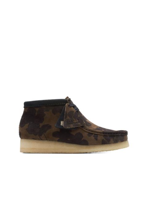 Clarks Originals Wallabee "Black/Khaki" boots