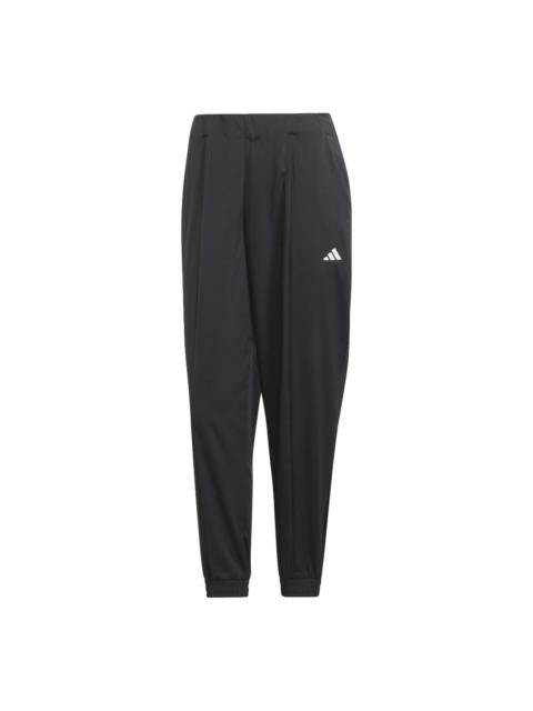 adidas (WMNS) adidas Aeroready Train Essentials Minimal Branding Woven Pants Logo 'Black' IJ5923