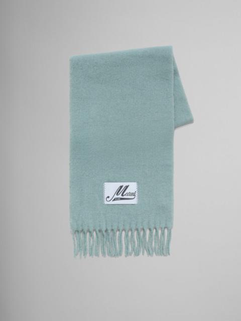 Marni TURQUOISE ALPACA SCARF