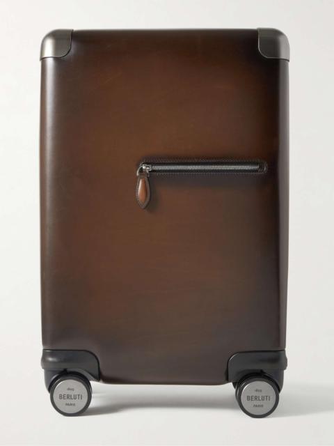 Berluti Formula 1005 Scritto Venezia Leather Carry-On Suitcase