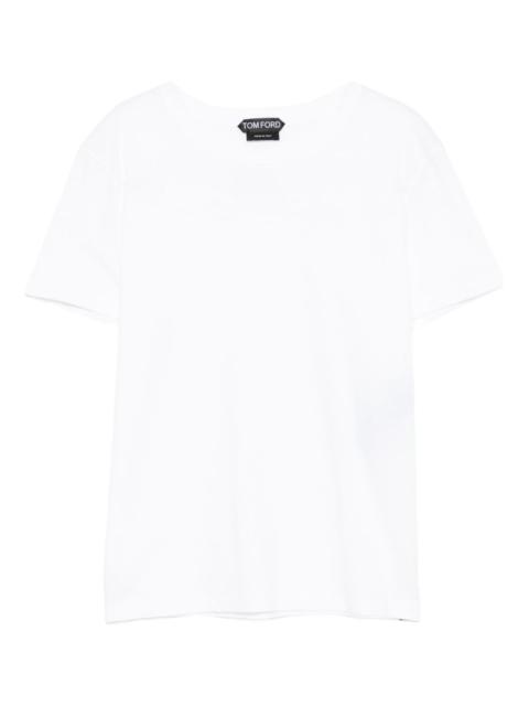 TOM FORD logo-embroidered cotton T-shirt